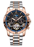 Titan Chrono X - CylaLuxe Luxury Men's Chronograph Watch Gold & Silver