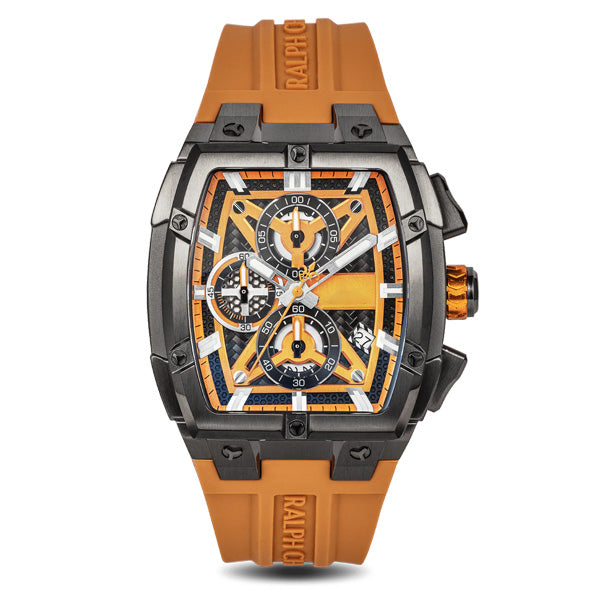 MINI FOCUS Sports Watches for Men Waterproof Chronograph Quartz Wristwatch with Silicone Strap