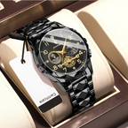 Aeterna Tempus - CylaLuxe Luxury Men's Automatic Watch Gold & Silver