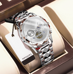 Aeterna Tempus - CylaLuxe Luxury Men's Automatic Watch Gold & Silver
